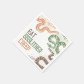 Snake verjaardagsfeestje servetten (Hoek)