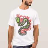 Snake  vernietigd t-shirt (Voorkant)