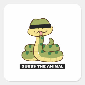 Snake Vierkante Sticker