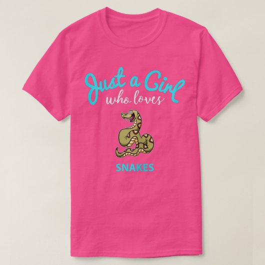 Snake voor meisjes Kinder Snake T-shirt (Design voorkant)