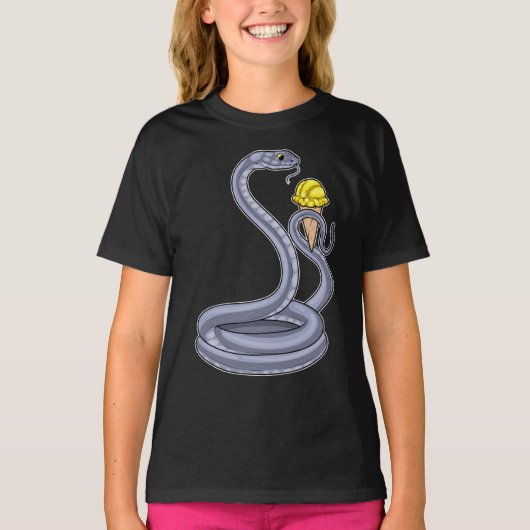 Snake Waffle ijs T-shirt (Voorkant)