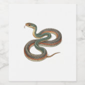 Snake Wijn Etiket (Enkel label)