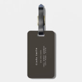 Snake Wild Animal Skin Pattern Bagagelabel (Achterkant verticaal)