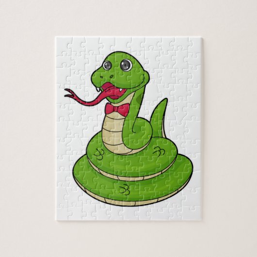 Snake with Botie Legpuzzel (Verticaal)