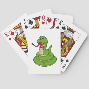 Snake with Botie Pokerkaarten