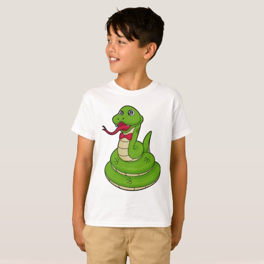 Snake with Botie T-shirt (Voorkant volledig)