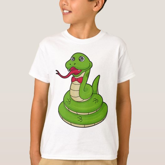 Snake with Botie T-shirt (Voorkant)