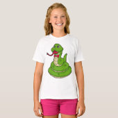 Snake with Botie T-shirt (Voorkant volledig)