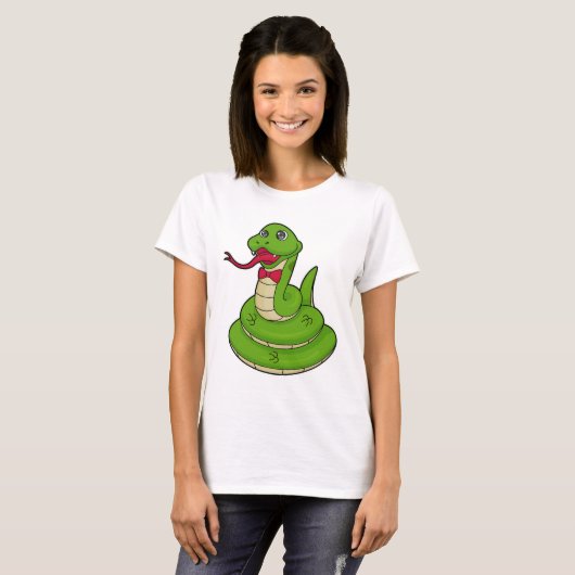 Snake with Botie T-shirt (Voorkant volledig)
