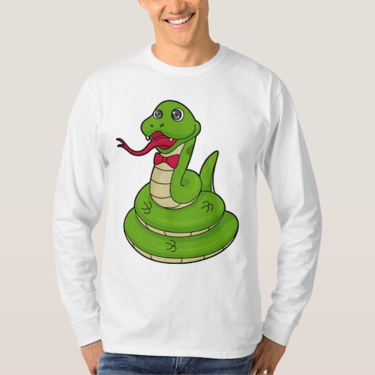 Snake with Botie T-shirt (Voorkant)