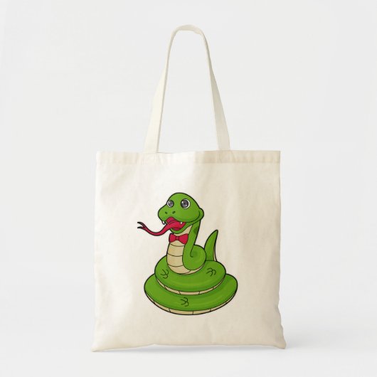 Snake with Botie Tote Bag (Voorkant)