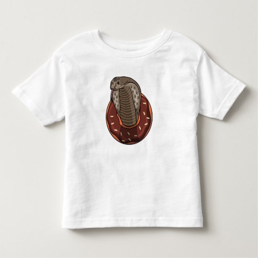 Snake with Donut Kinder Shirts (Voorkant)