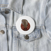 Snake with Donut Ronde Button 7,6 Cm (In situ)