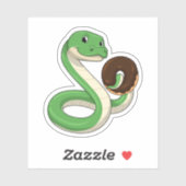 Snake with Donut Sticker (Vel)