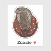 Snake with Donut Sticker (Vel)