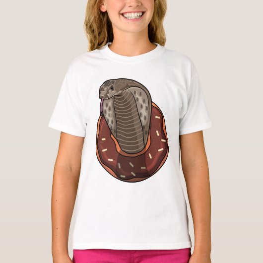 Snake with Donut T-shirt (Voorkant)