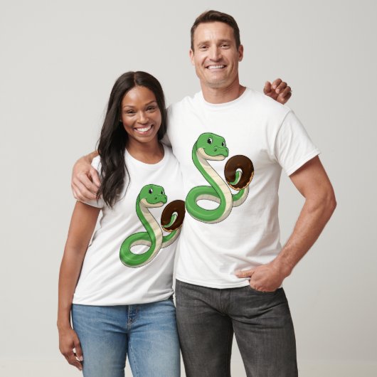 Snake with Donut T-shirt (Unisex)