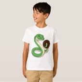 Snake with Donut T-shirt (Voorkant volledig)