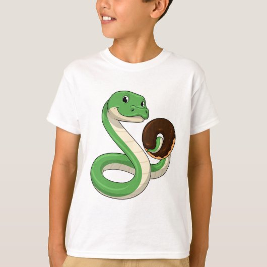 Snake with Donut T-shirt (Voorkant)