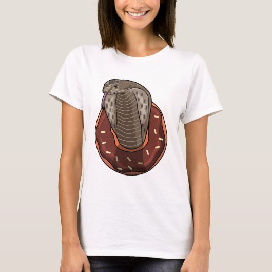 Snake with Donut T-shirt (Voorkant)
