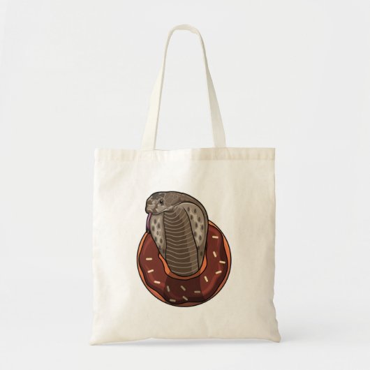 Snake with Donut Tote Bag (Voorkant)