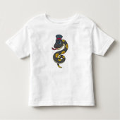 Snake with Hat Kinder Shirts (Voorkant)