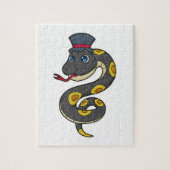 Snake with Hat Legpuzzel (Verticaal)