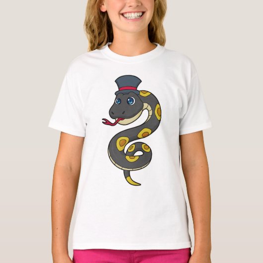 Snake with Hat T-shirt (Voorkant)