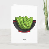 Snake with Ramen Bowl Kaart (Achterkant)
