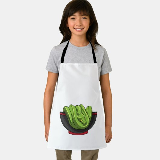 Snake with Ramen Bowl Schort (Insitu)