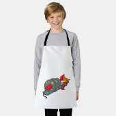 Snake with Rocket Schort (Gedragen)