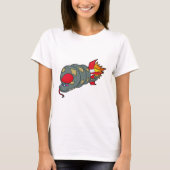 Snake with Rocket T-shirt (Voorkant)