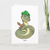 Snake with Sword Kaart (Achterkant)