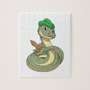 Snake with Sword Legpuzzel