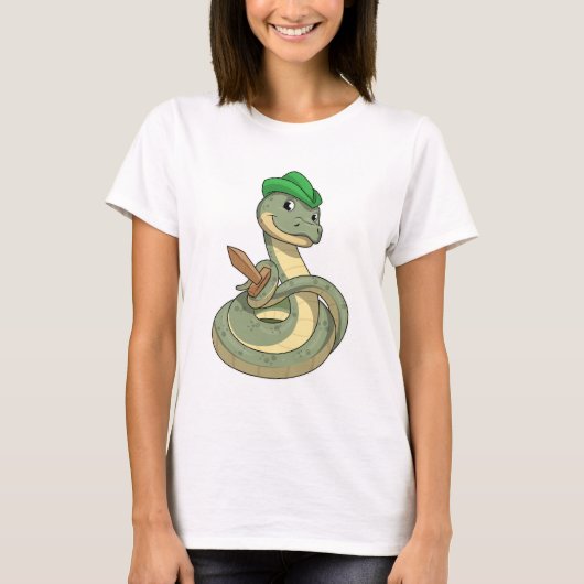 Snake with Sword T-shirt (Voorkant)