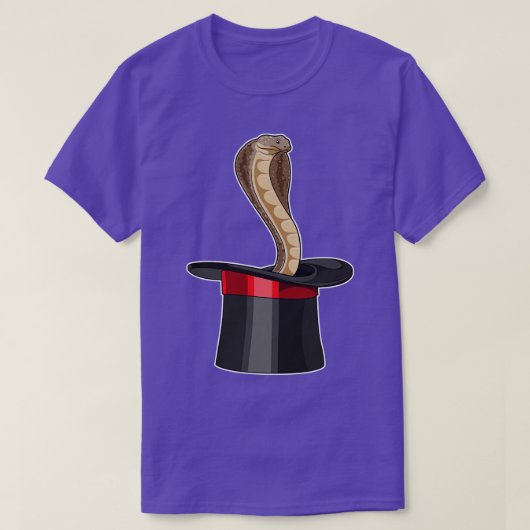 Snake Wizard Cilinder 1 T-shirt (Design voorkant)