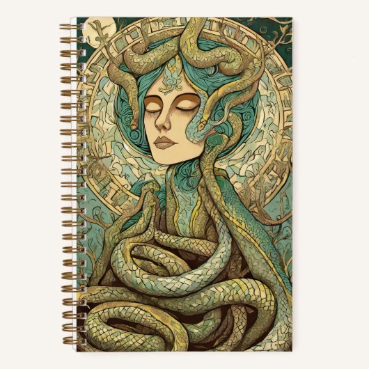 Snake Woman Dream Journal Notitieboek (Voorkant)