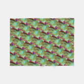 Snake Woman Self Portret Fleece Deken (Voorkant (Horizontaal))