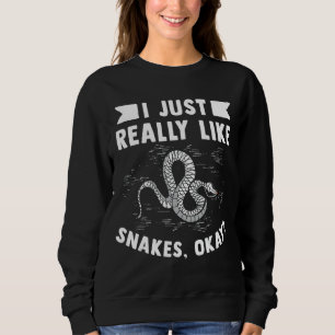 Snake Women Mannen Anaconda Reptiles Snake Pattern Trui