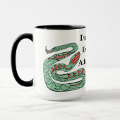 Snake World: Dad houdt van extreme avonturen. Mok (Links)