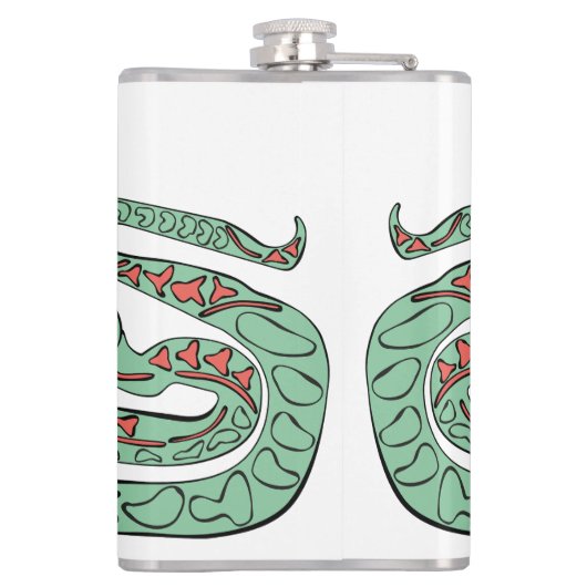 Snake World: Extreme, Power, Adventures. Heupfles (Achterkant)