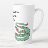 Snake World: Mom houdt van extreme latte. Latte Mok (Rechts)