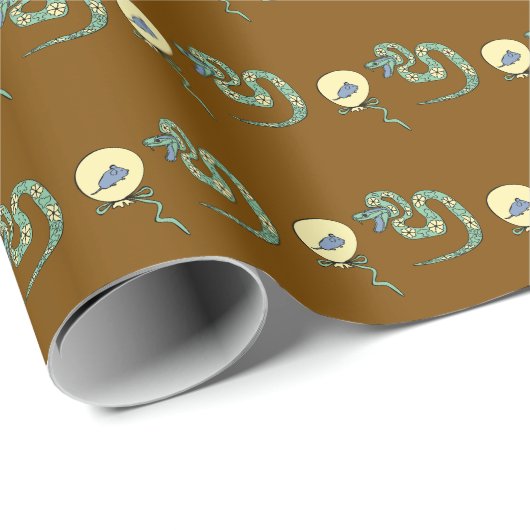 Snake Wrapping Papier Nieuwjaar (Rol Hoek)