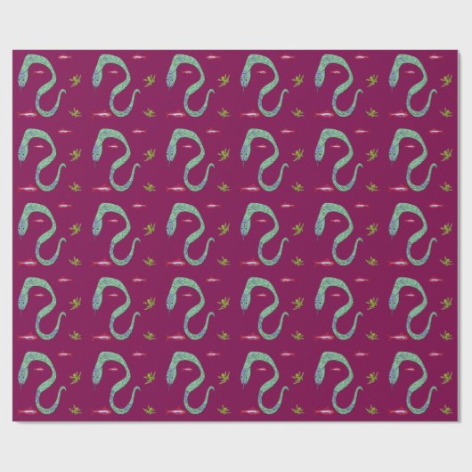 Snake Wrapping Papier Nieuwjaar (Vlak)