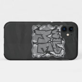 Snake Yellow en Gold Print Case-Mate iPhone Case (Achterkant (horizontaal))