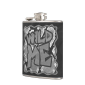 Snake Yellow en Gold Print Heupfles (Links)