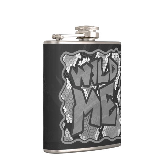 Snake Yellow en Gold Print Heupfles (Rechts)