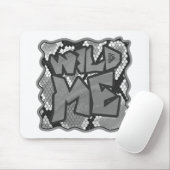 Snake Yellow en Gold Print Muismat (Met muis)