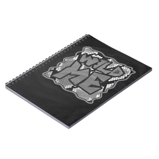 Snake Yellow en Gold Print Notitieboek (Linkerzijde)