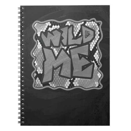 Snake Yellow en Gold Print Notitieboek (Voorkant)